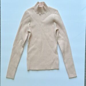 Light Pink Ribbed Sweater
